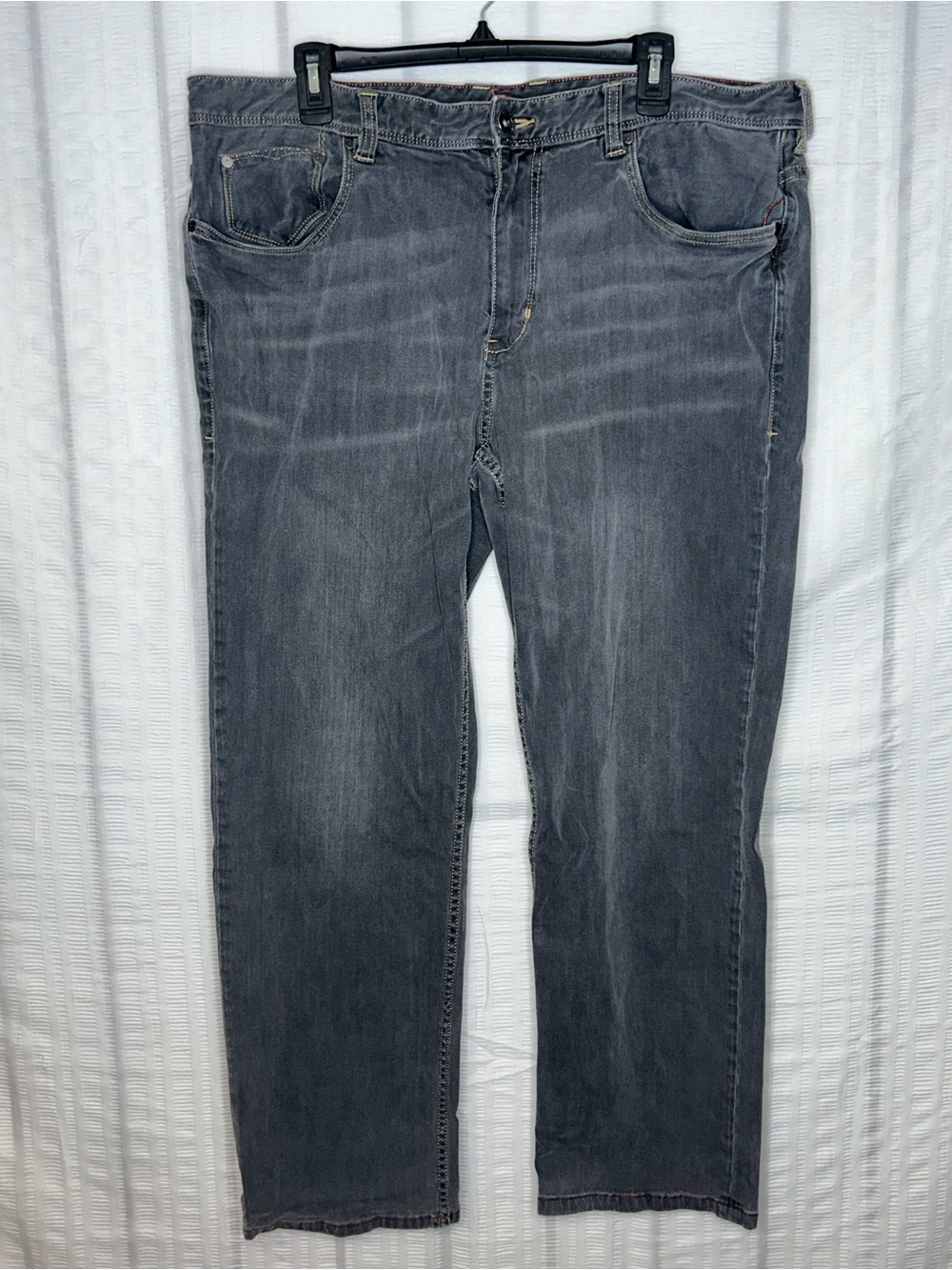 Tommy Bahama Gray Straight Sand Drifter Pants Men Size 40x28 Cotton Tencel Blend